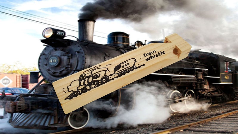 Dondor Wooden Train Whistles, By Dondor (12 Pack) - Image 2